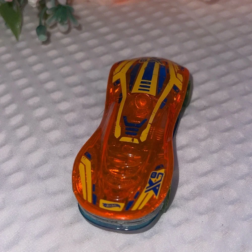 Hot Wheels Clear Speeder Orange Blue Green Car Malaysia Loose